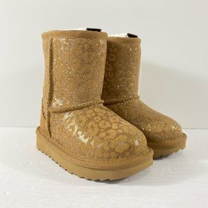 UGG Classic II Glitter Leopard Boots